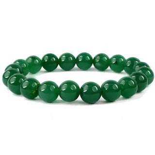 Green jade stone bracelet