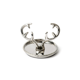 Ring Holder Dish Silver Antler