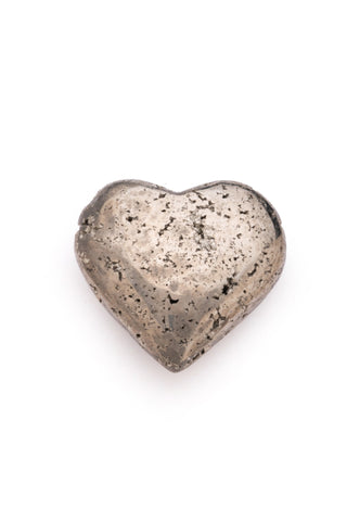 Peru Pyrite Heart Stone