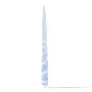 Selenite Spiral Wand